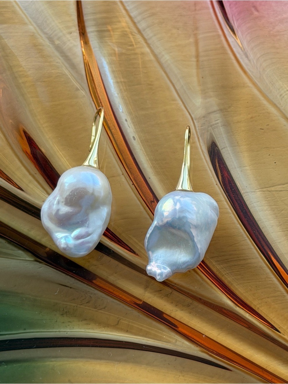 Baroque Pearl Drop Earrings